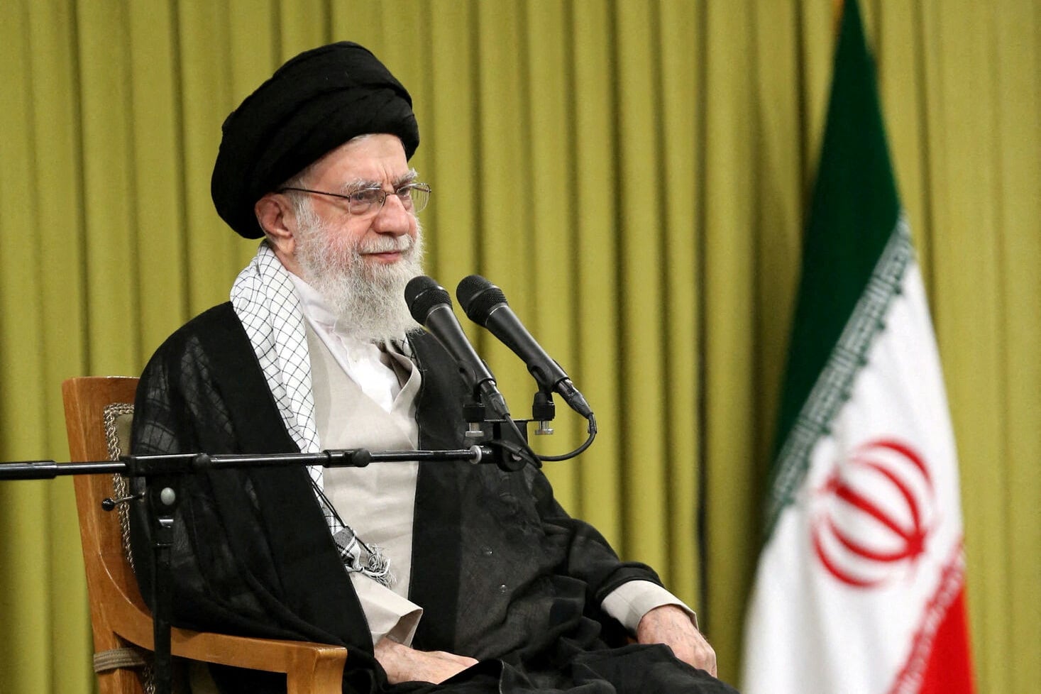 Ali Khamenei, líder supremo de Irán (Office of the Iranian Supreme Leader/WANA via REUTERS)