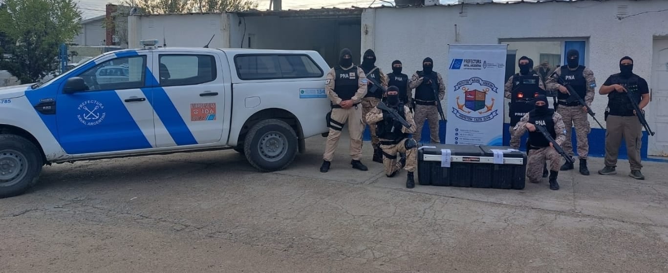 Los allanamientos en la Patagonia se realizaron en el marco de la causa que investiga la desaparición de un hombre en diciembre de 2025 (Prefectura Naval Argentina)