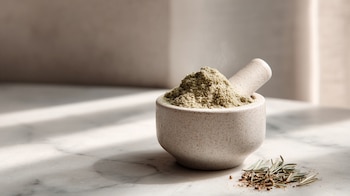 Su presentación en polvo es