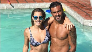 Mica Viciconte y Fabián