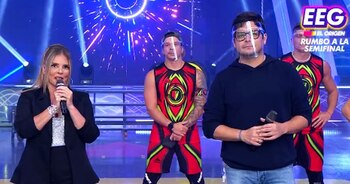 Gian Piero Díaz y Johana