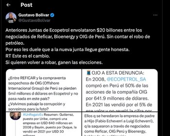 Gustavo Bolívar defiende a la