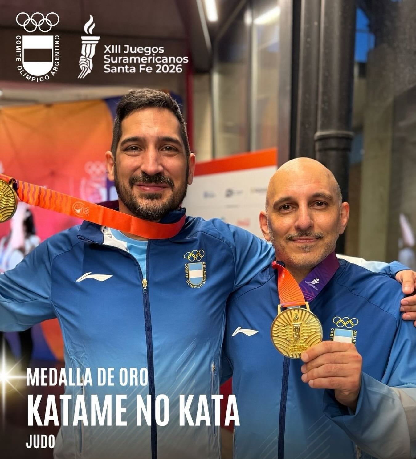 Pablo Sauce y Abel Benedetto alcanzaron la medalla dorada en Katame No Kata (@coargentina)