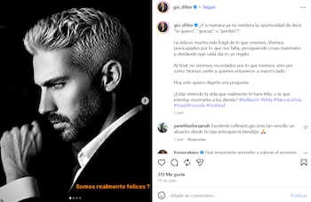 Di Feo se ha destacado en el país por ser actor y modelo - crédito gio_difeo / Instagram