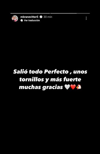 El mensaje de Matías Kranevitter