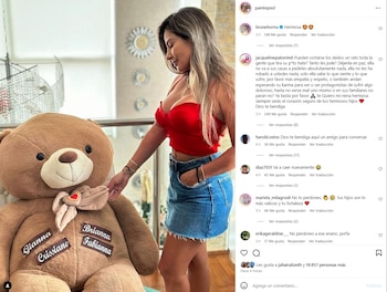 Pamela López y el regalo