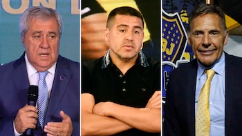 Ameal, Riquelme y Russo, presidente,