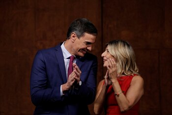 Pedro Sánchez y Yolanda Díaz,