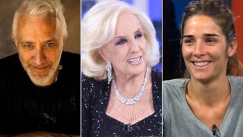 Andy Kusnetzoff, Mirtha Legrand y Juana Viale