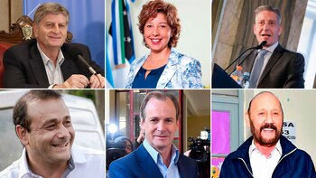 Los mandatarios Sergio Ziliotto, Arabela