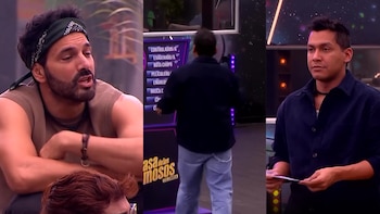 Juanda Caribe y Alejandro Estrada protagonizaron uno de los momentos más tensos con un cruce de acusaciones durante la actividad de etiquetas - crédito @lacasadelosfamososcolombia1 / Instagram