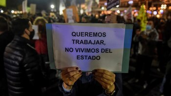 "Rosario quiere trabajar" y "el