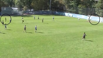 Desde unos 40 metros aproximadamente,