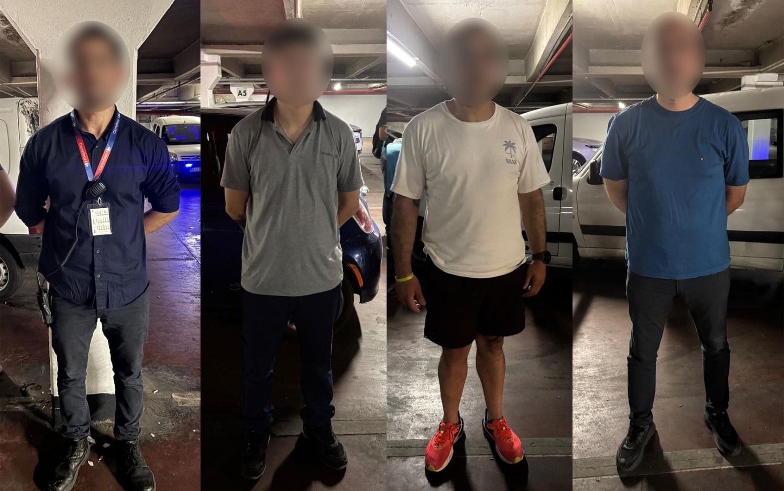 Los otros cuatro detenidos