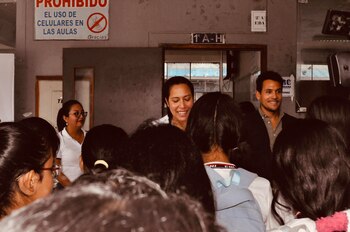 Gianina Jiménez participó en taller