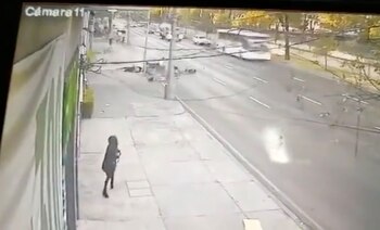 Una cámara de seguridad captó