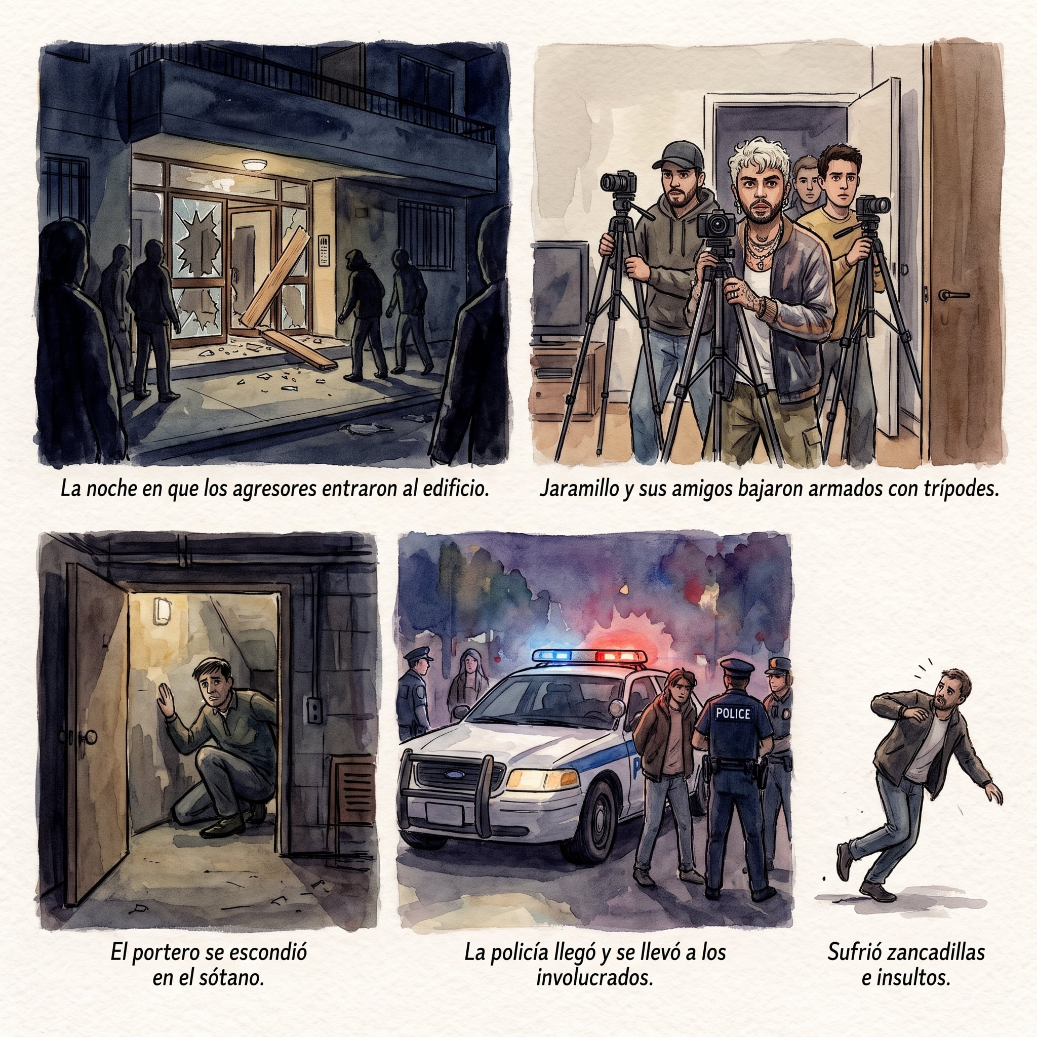 En el último ataque del que fue víctima Jaramillo, los atacantes lo persiguieron hasta su apartamento - crédito Imagen Ilustrativa Infobae