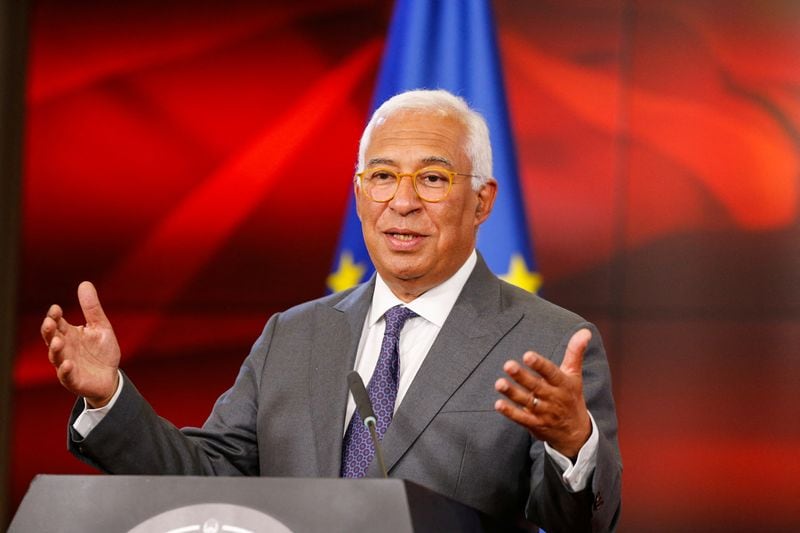 El presidente del Consejo Europeo, António Costa (REUTERS/Ognen Teofilovski)