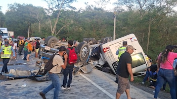 Al menos ocho muertos y decenas de heridos en accidente de tránsito en Honduras
