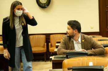 Los portavoces de Junts y