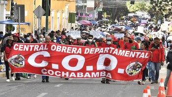 Protestas en Bolivia