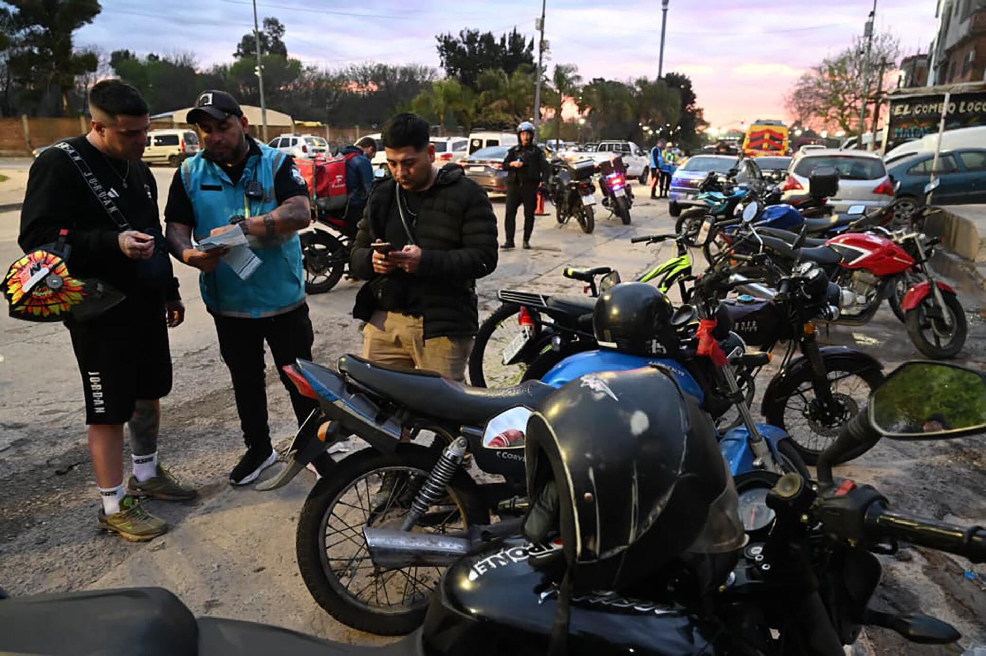 Del total de vehículos secuestrados, 2.728 son motos.