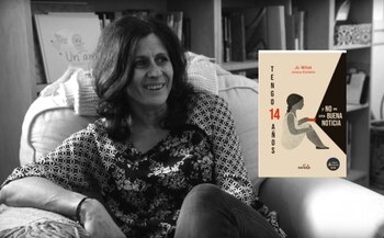 Jo Witek presenta libro junto a grupo de mujeres