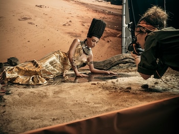 Aunque estudió estilismo y la