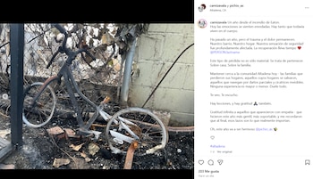 Publicación en Instagram de la