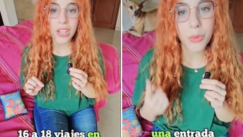 La mujer actualmente radica en