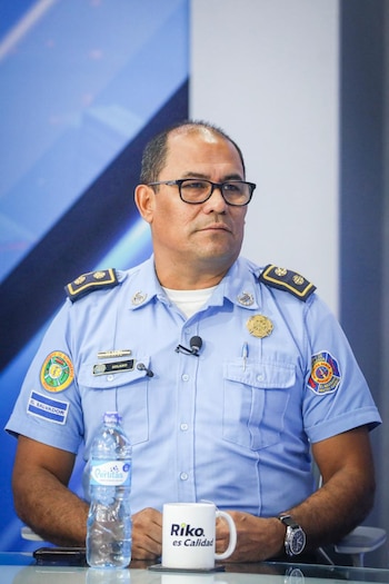 El director de Bomberos, Baltazar