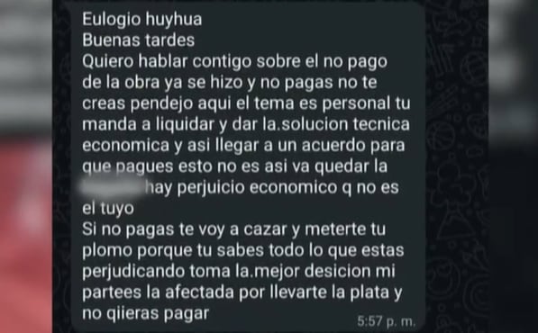 Extorsionadores amenazan al alcalde de Punta Negra y envían mensajes al celular de su hijo de 8 años. (Foto: América TV)