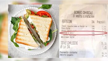 La cuenta llegó con un