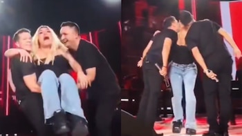 Wendy Guevara paraliza el Auditorio Nacional con sorpresivo “beso de tres” junto a Jorge Medina y Josi Cuen