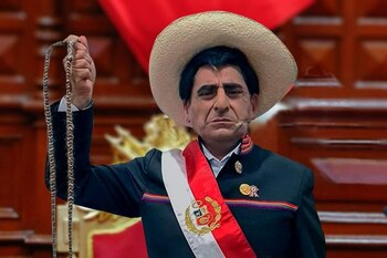 Carlos Alvárez caracterizado como Pedro