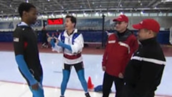 Olympic Newsdesk - Colbert Enjoying