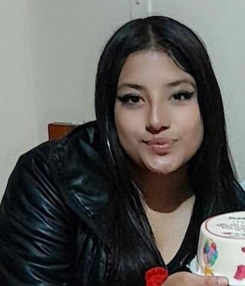 La joven de 14 años