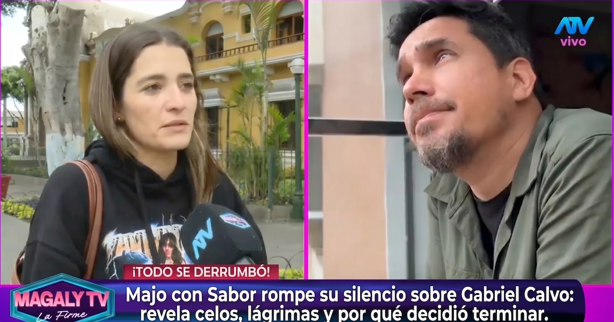 Majo con Sabor y Gabriel Calvo terminan su relación: Revelan crisis emocional y diferencias irreconciliables