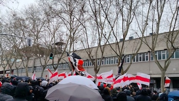Cientos de aficionados del Rayo