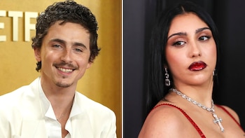 Timothée Chalamet y Lourdes Leon