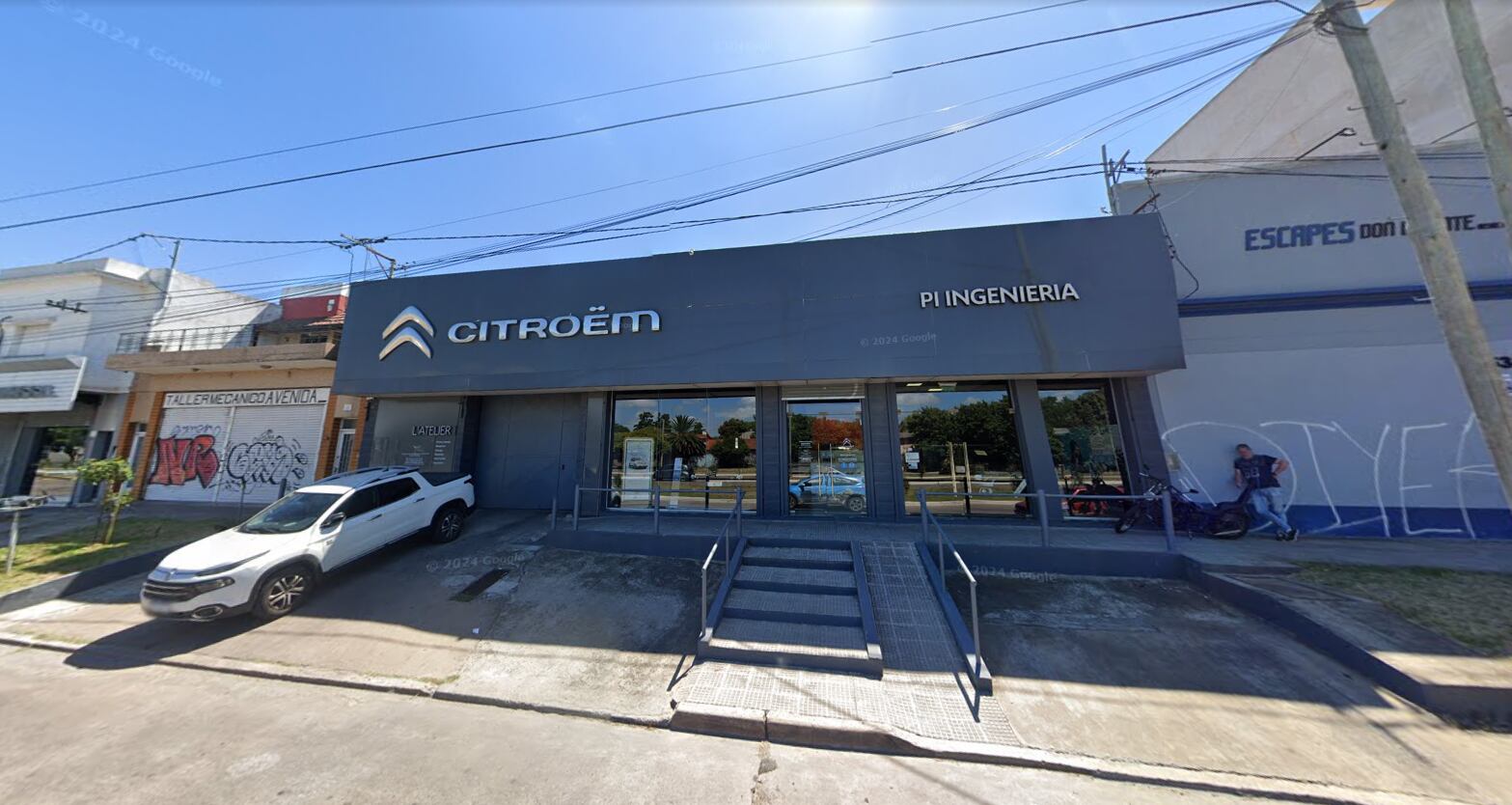 Robo boquetero en una concesionaria de La Plata