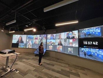 Un aula virtual para trabaja