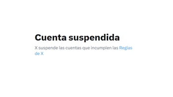 En la red social X, la cuenta del portavoz militar de los rebeldes hutíes en Yemen aparece suspendida por incumplir las reglas de la plataforma
