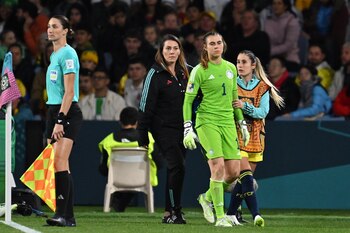 La guardameta Catalina Pérez, baja