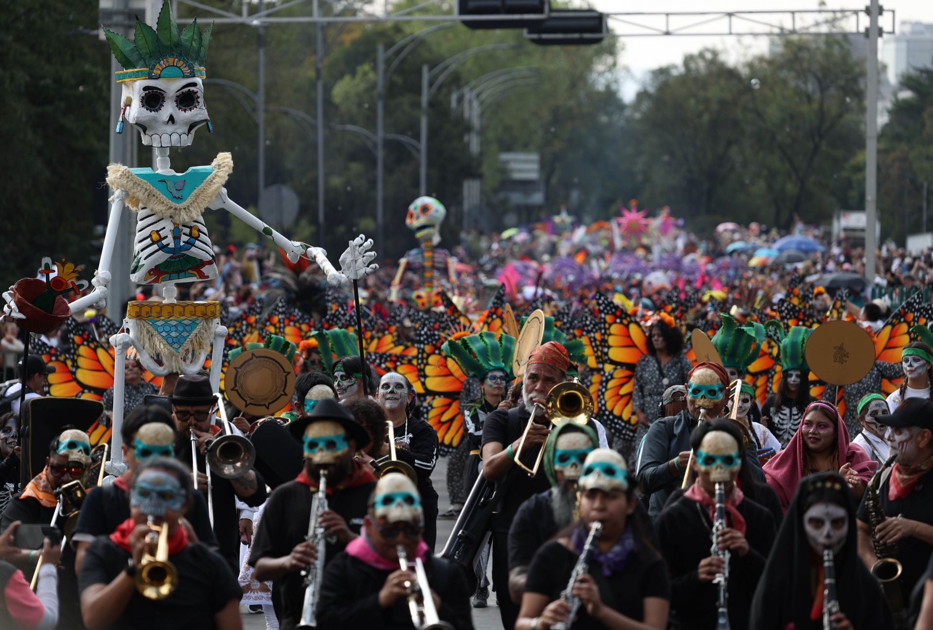 El trayecto de los contingentes recorrerá Paseo de la Reforma, avenida Juárez y la calle 5 de Mayo hacia la Plaza de la Constitución. (FOTO: GALO CAÑAS/CUARTOSCURO.COM)