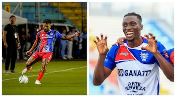 Las iniciativas enviadas a la Asamblea Legislativa plantean otorgar la ciudadanía salvadoreña a dos futbolistas colombianos, quienes reúnen condiciones para futuras competiciones internacionales, aunque una convocatoria dependerá del cuerpo técnico (Composición fotográfica Infobae)