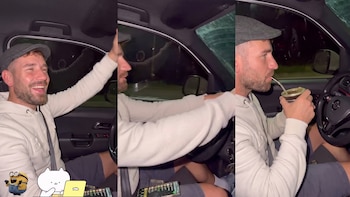 Insólito: un diputado de Santa Fe compartió un video en sus redes manejando mientras usaba el teléfono y tomaba mate