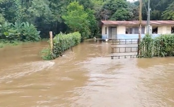 La Cruz Roja también monitorea incidentes por inundaciones en San Carlos y Guácimo ante la persistencia de las lluvias. Crédito: Cruz Roja