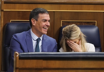 Pedro Sánchez y Yolanda Díaz,