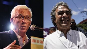 Sergio Fajardo y Jorge Robledo